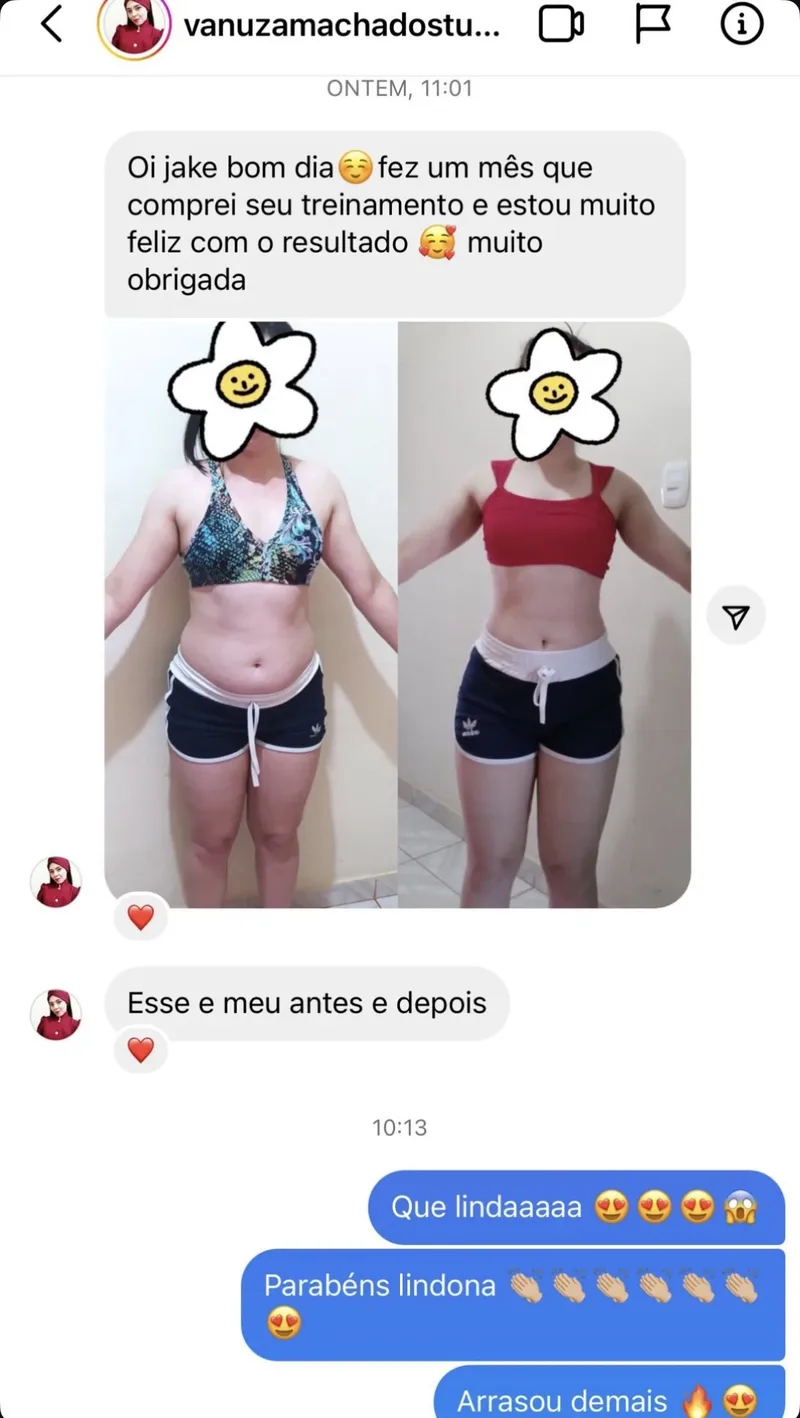 Vanusa · antes e depois