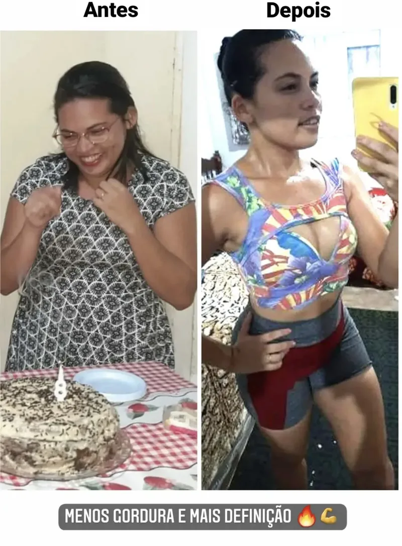 Aluna · menos gordura e mais definição